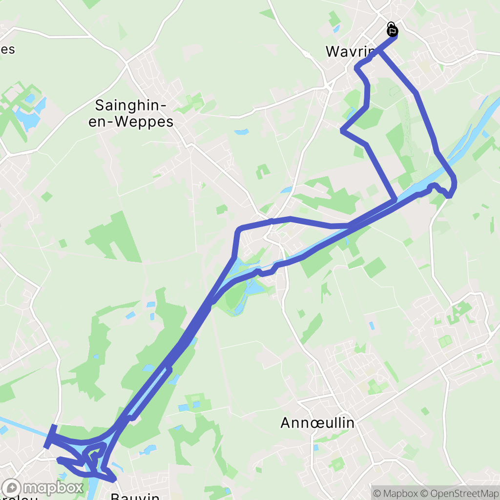 Wavrin: routekaart voor buitenactiviteiten - France