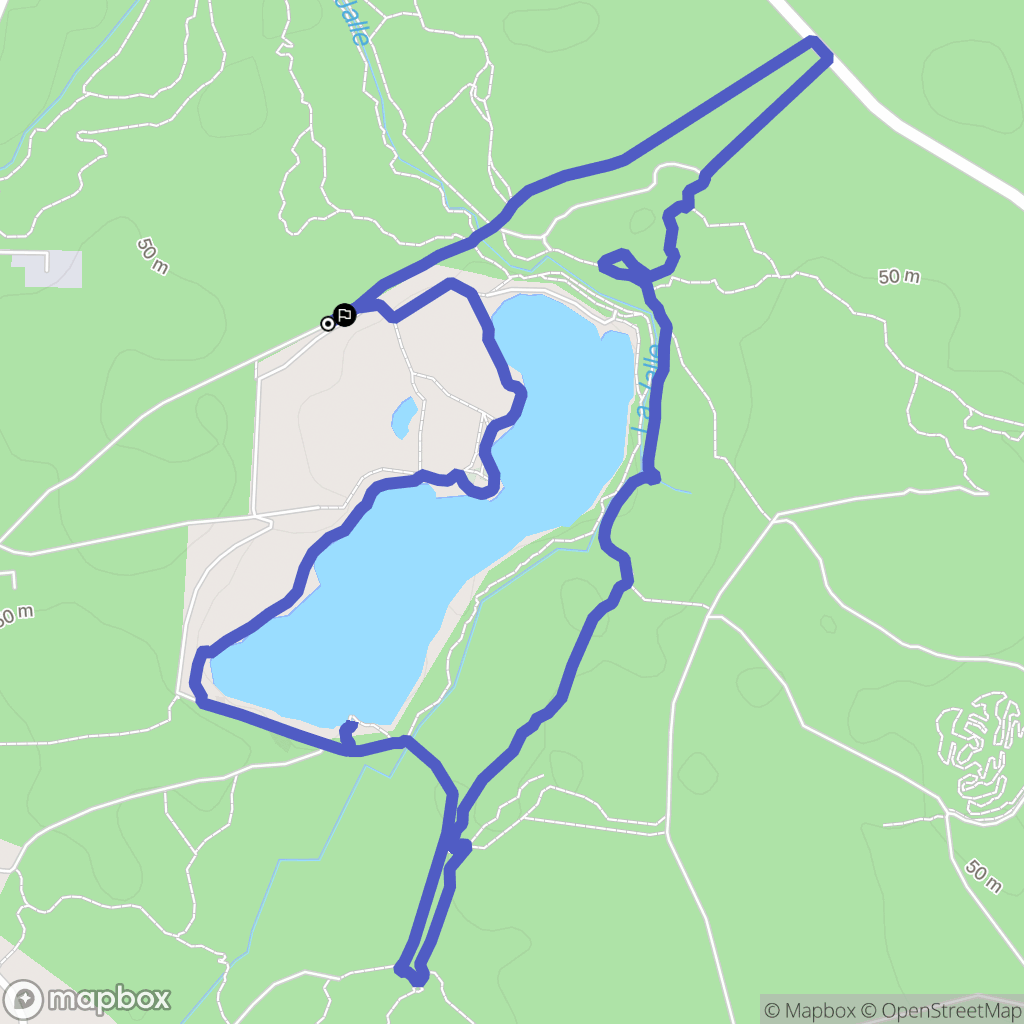 Saint-Jean-d'Illac : carte du parcours de randonnée - France