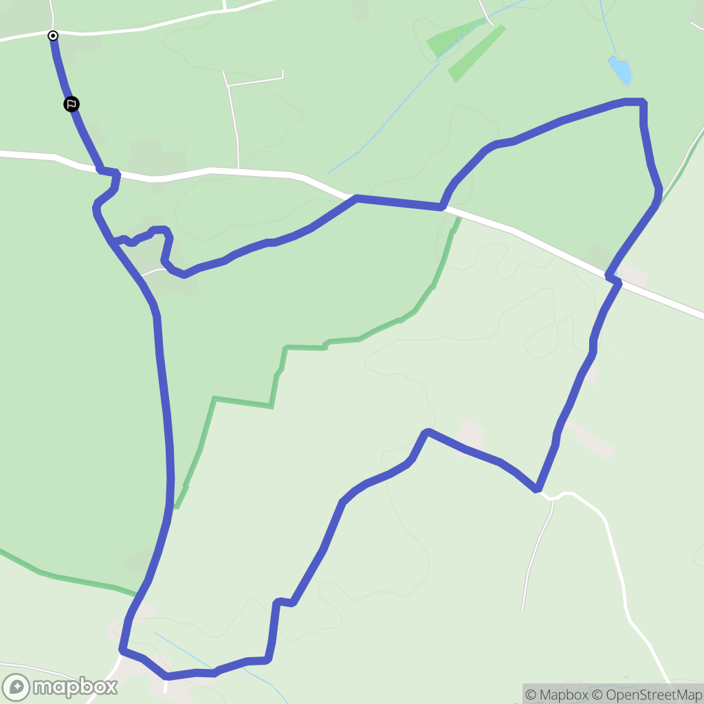 Crissé : carte du parcours de randonnée - France