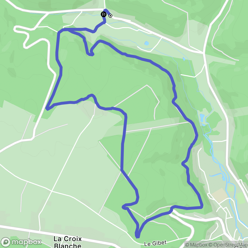 Maulévrier-Sainte-Gertrude : carte du parcours de randonnée - France