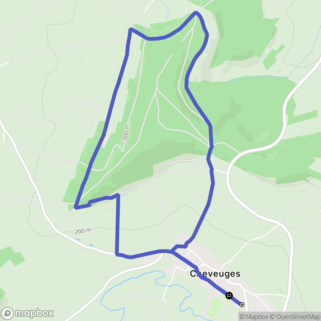 Cheveuges: routekaart voor buitenactiviteiten - France