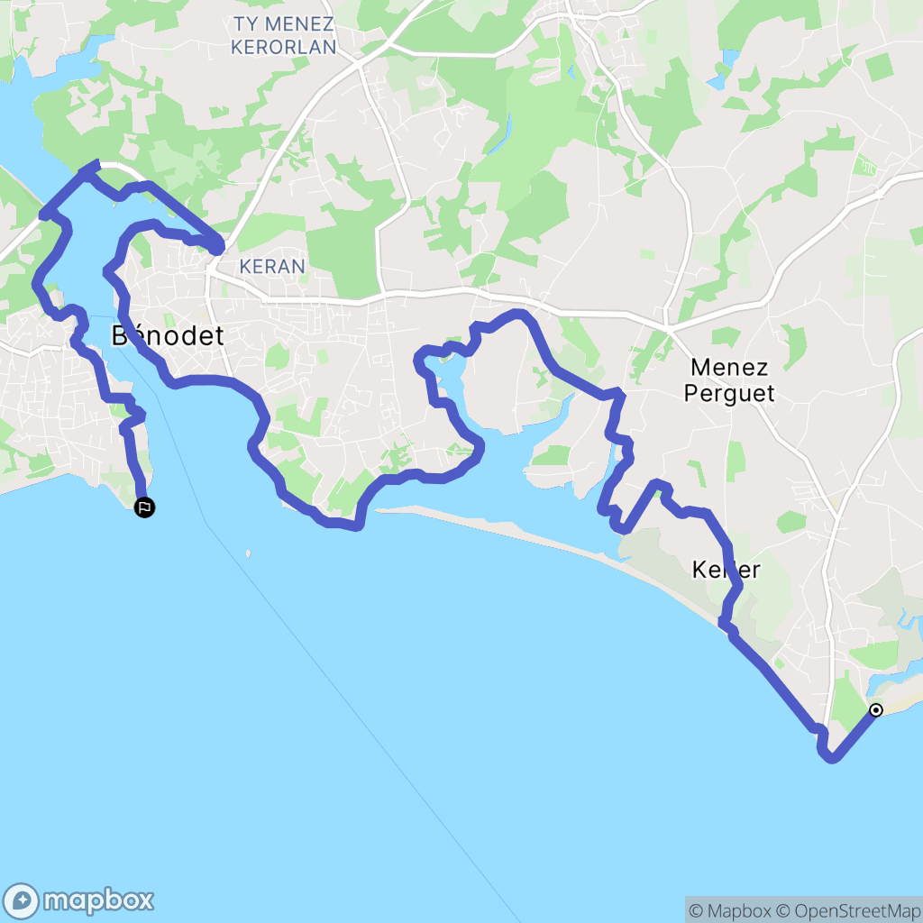 Fouesnant: routekaart voor buitenactiviteiten - France