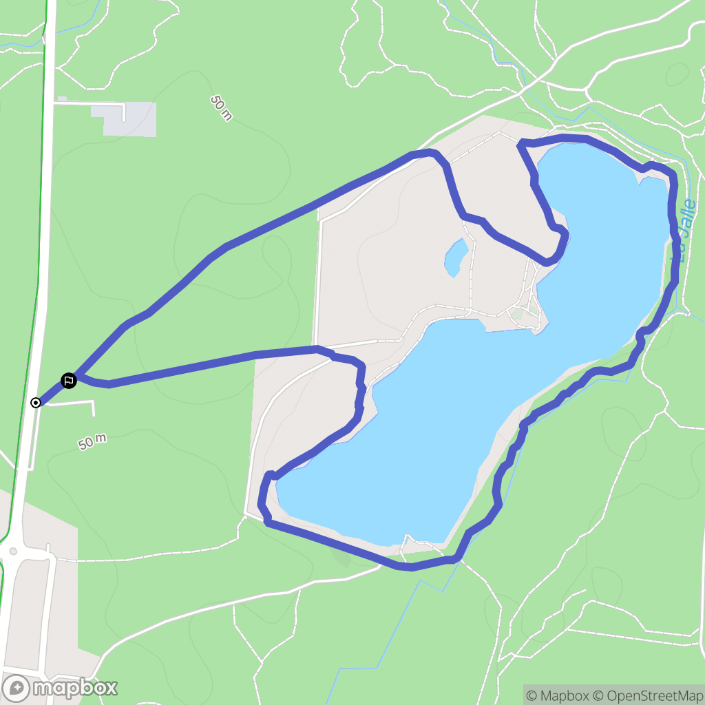 Saint-Jean-d'Illac : carte du parcours de randonnée - France