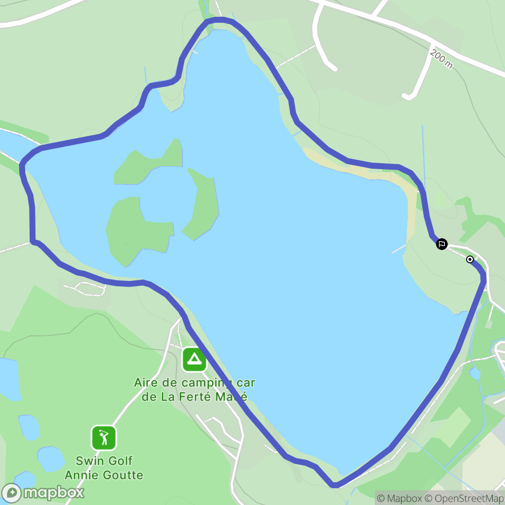La Ferté-Macé : carte du parcours de randonnée - France