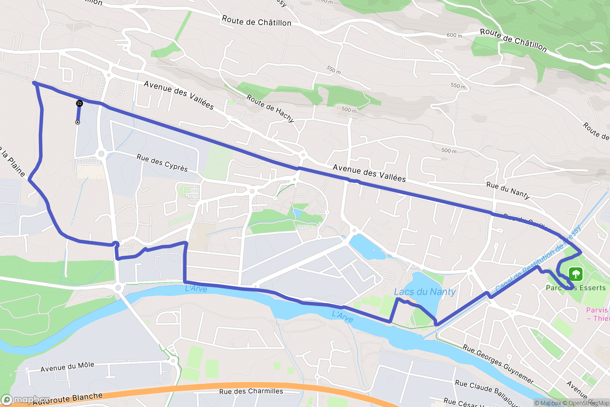 Thyez: routekaart voor buitenactiviteiten - France