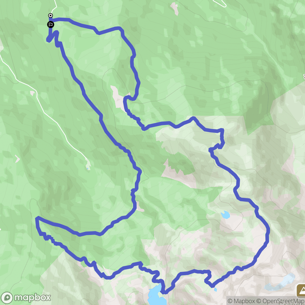 Saint-Mury-Monteymond : carte du parcours de randonnée - France