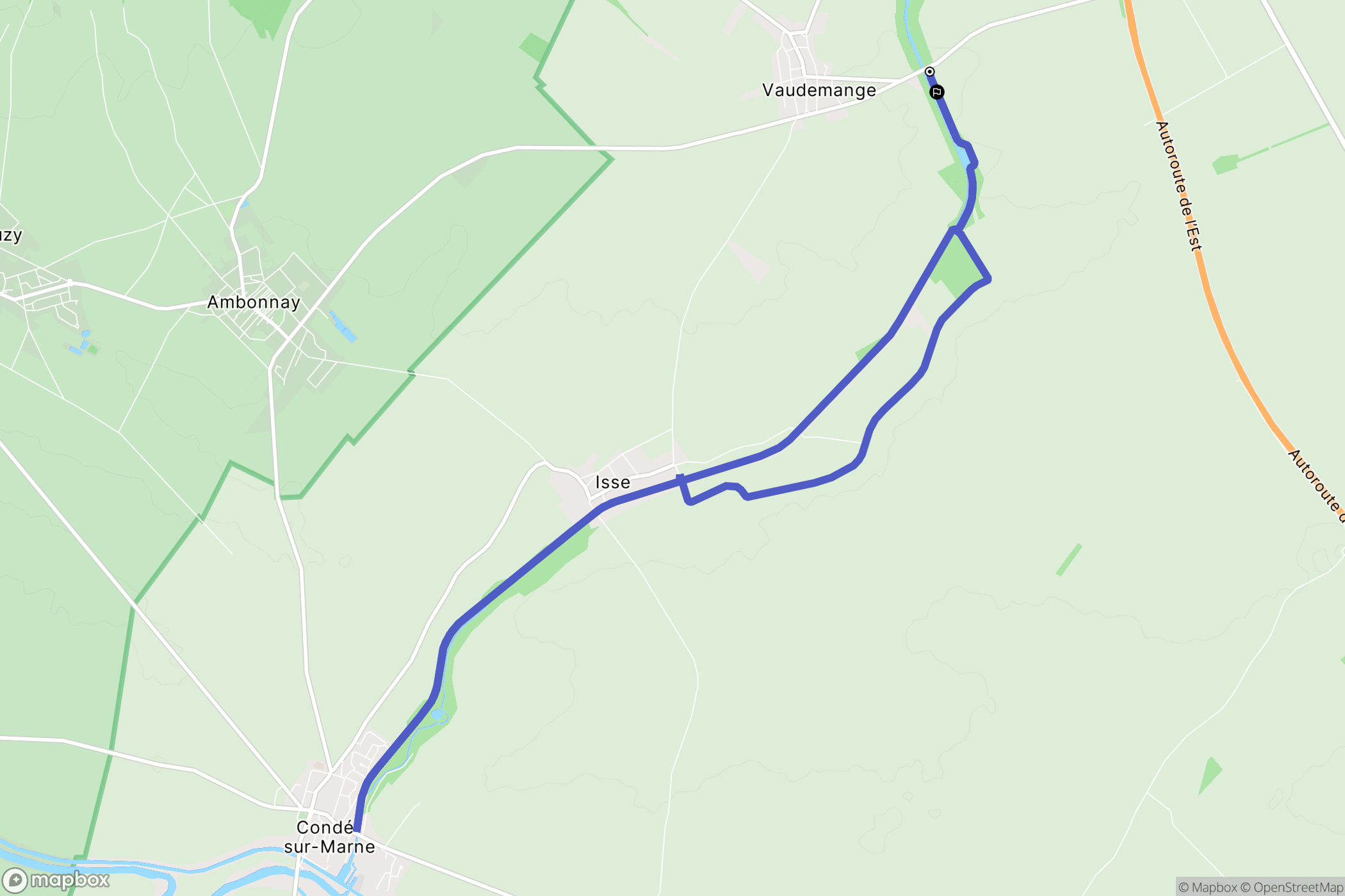 Vaudemange: routekaart voor buitenactiviteiten - France