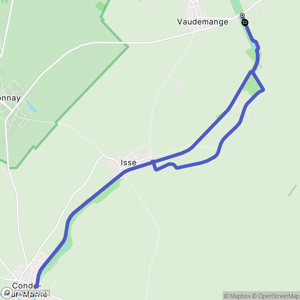 Vaudemange: routekaart voor buitenactiviteiten - France