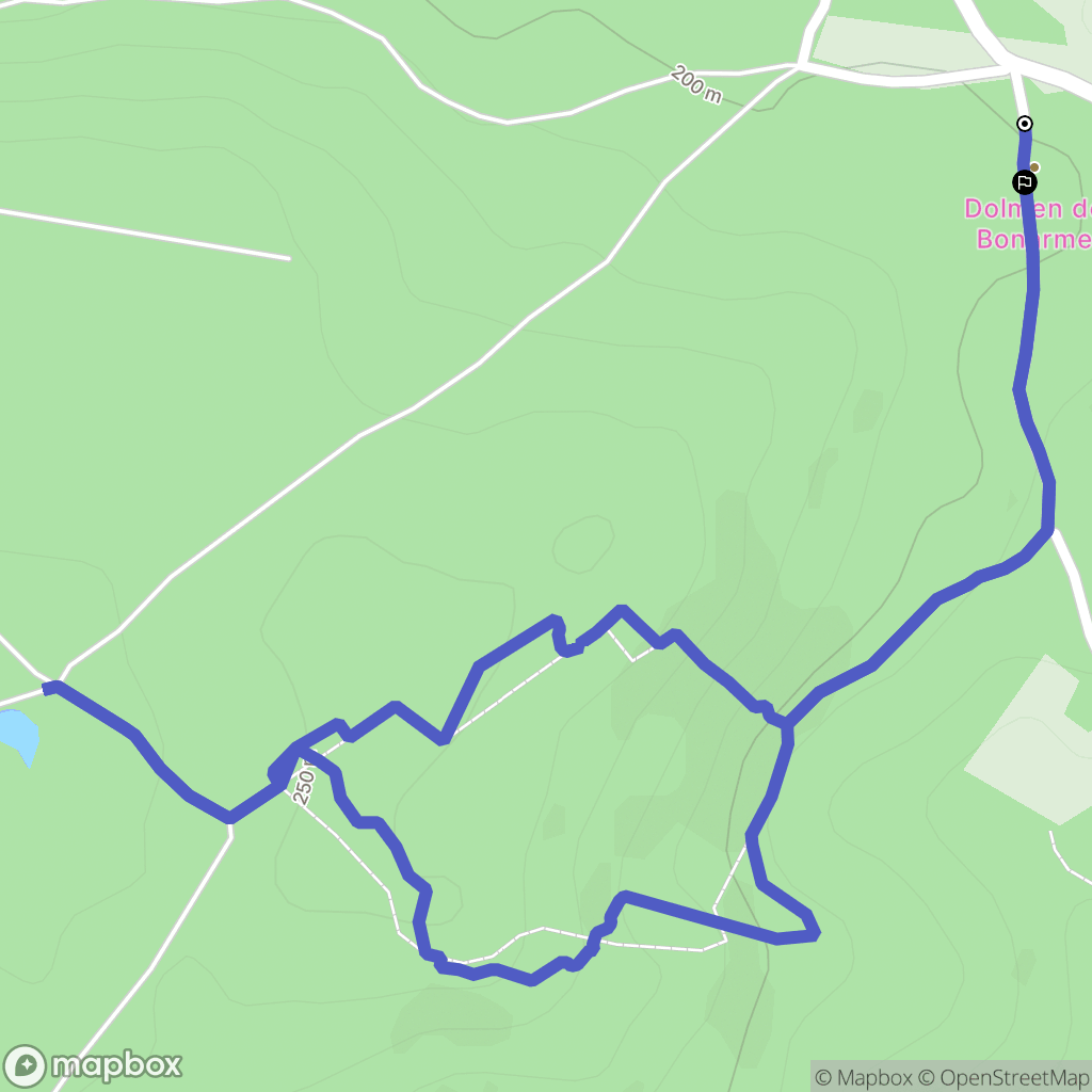 Urval : carte du parcours de randonnée - France