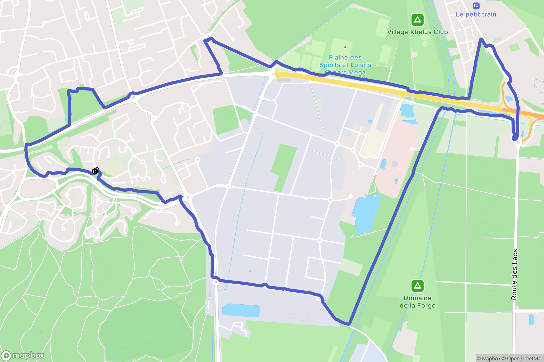 La Teste-de-Buch : carte du parcours de randonnée - France