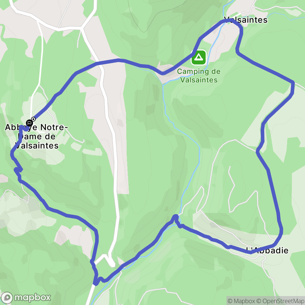 Simiane-la-Rotonde : carte du parcours de randonnée - France