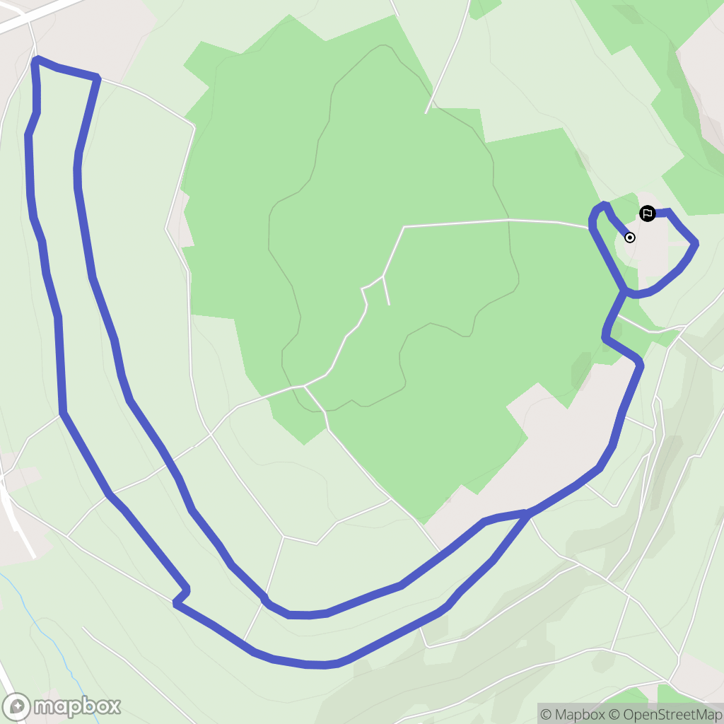 Château-Thierry : carte du parcours de randonnée - France