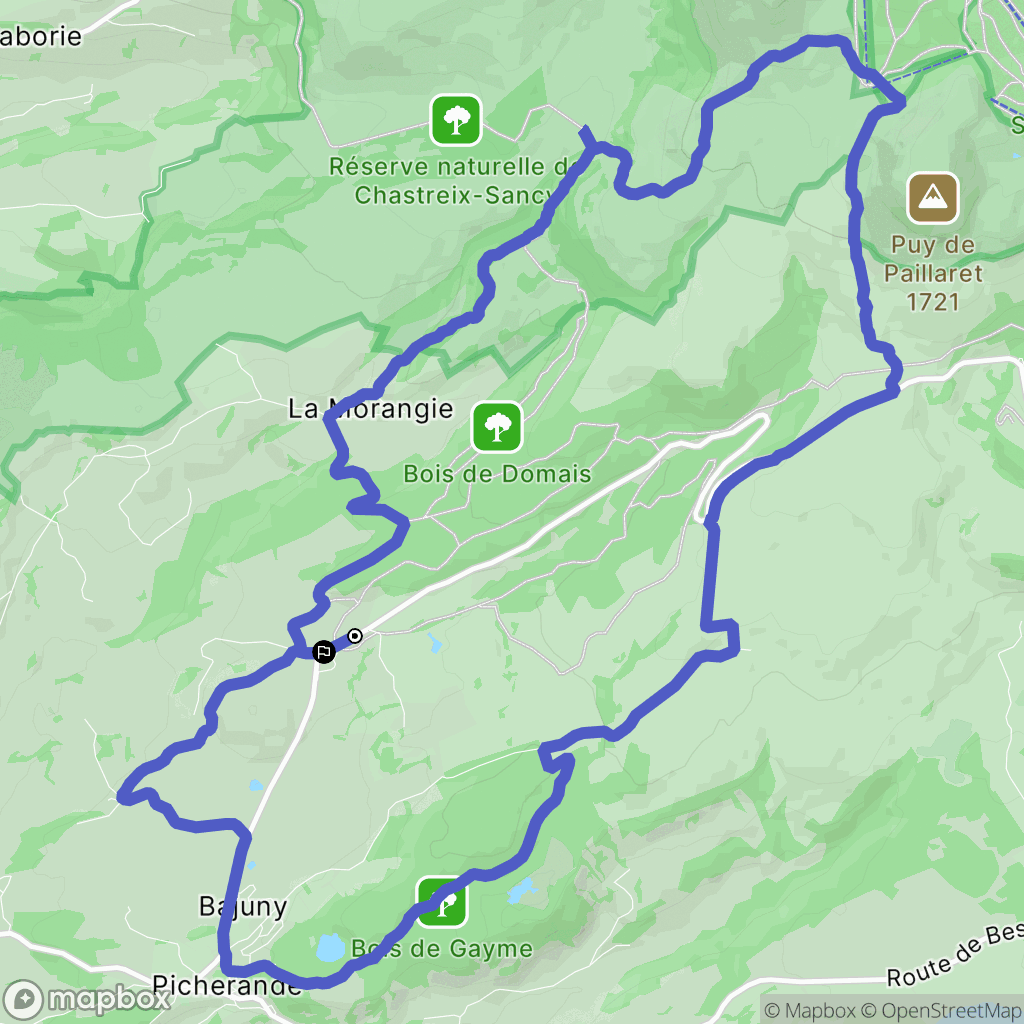 Picherande: routekaart voor buitenactiviteiten - France