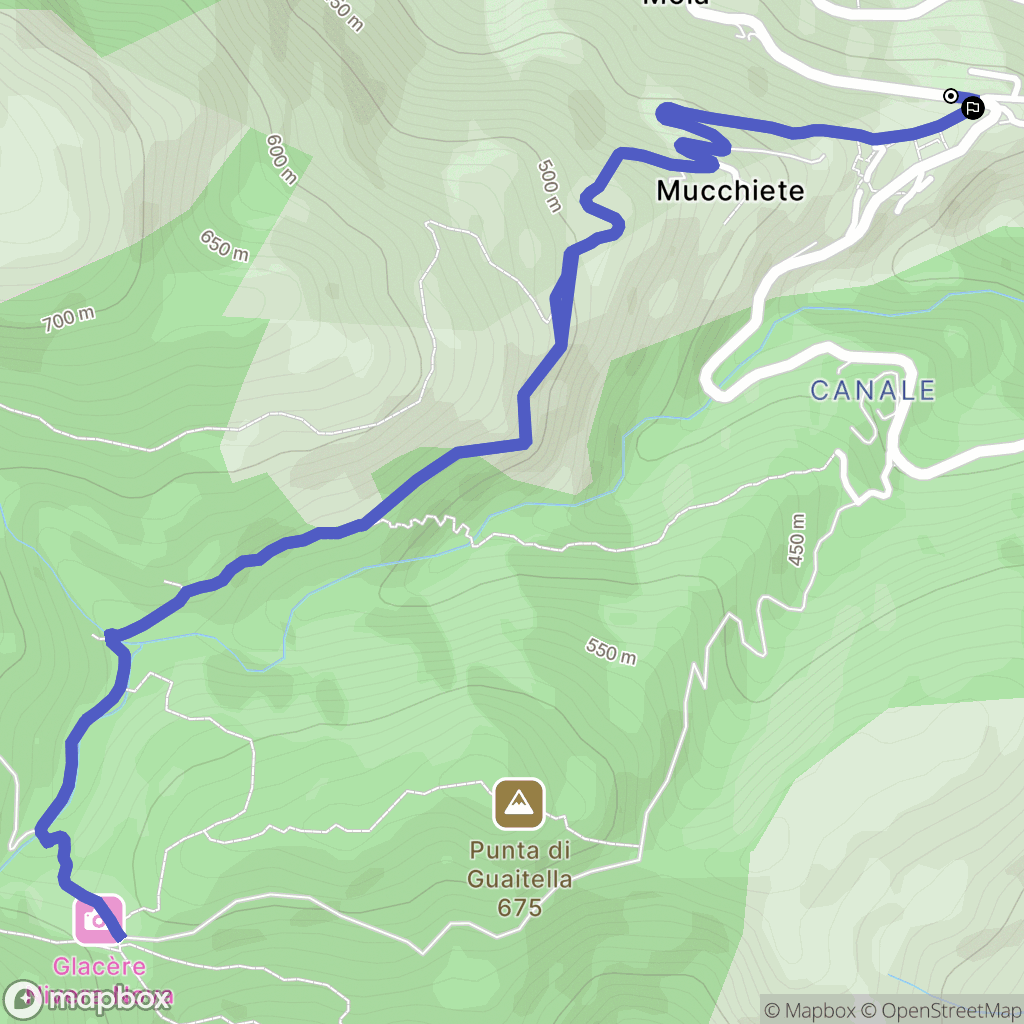 San-Martino-di-Lota : carte du parcours de randonnée - France