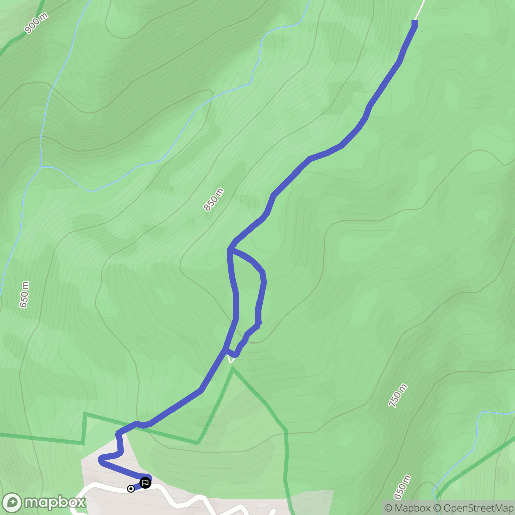 L'Étang-Salé : carte du parcours de randonnée - France
