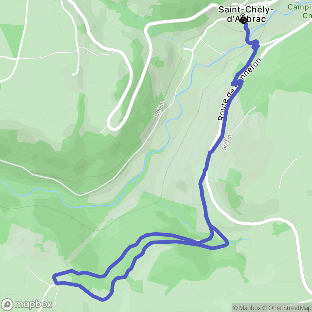 Saint-Chély-d'Aubrac: routekaart voor buitenactiviteiten - France