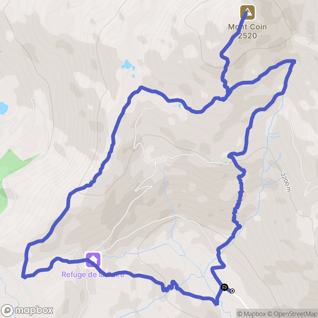 Aime-la-Plagne: routekaart voor buitenactiviteiten - France