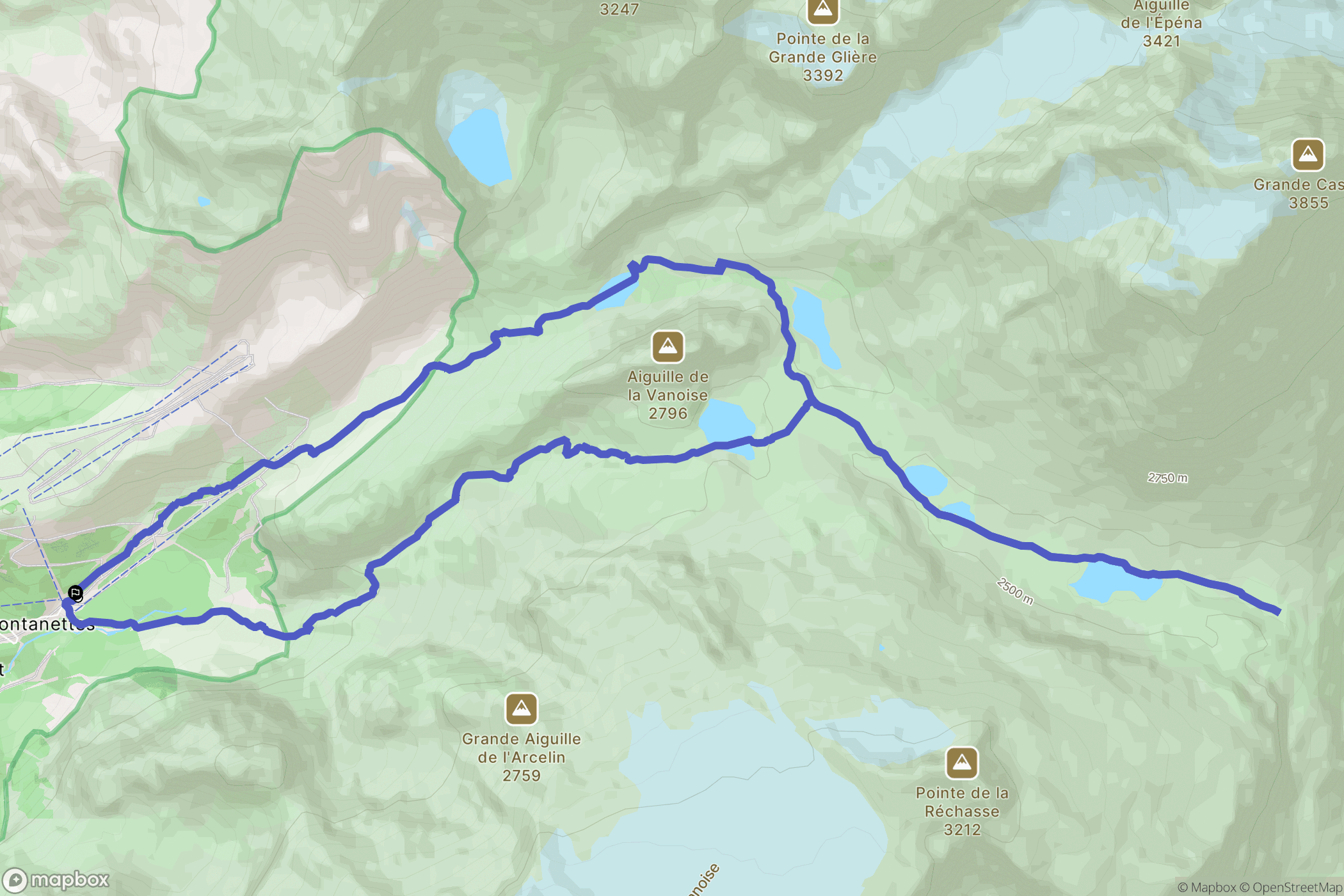Pralognan-la-Vanoise: routekaart voor buitenactiviteiten - France