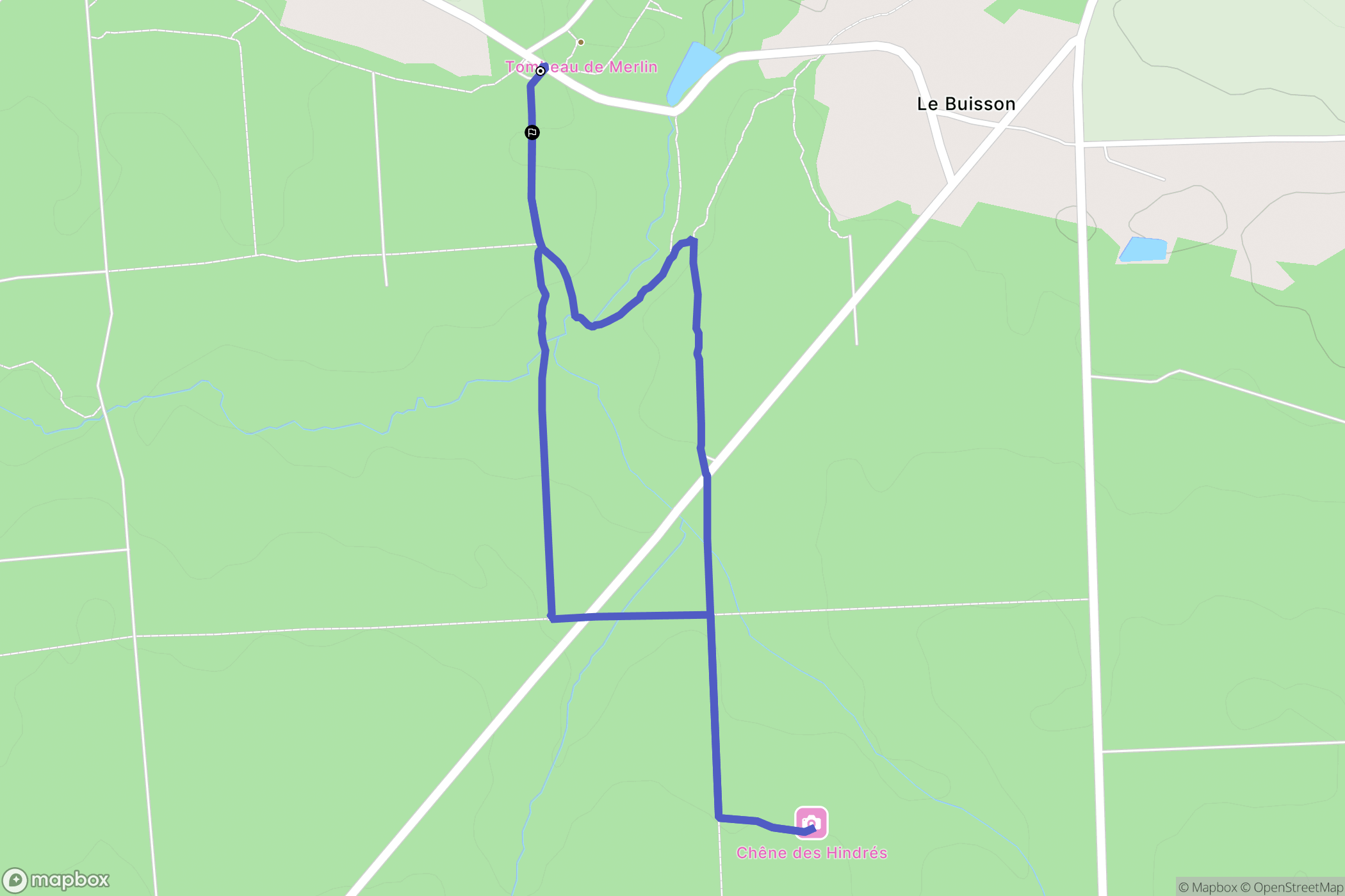 Paimpont: routekaart voor buitenactiviteiten - France