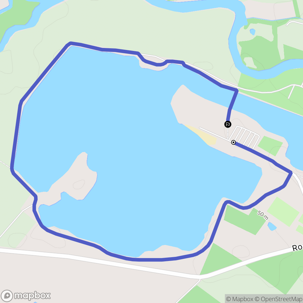 Marçon : carte du parcours de randonnée - France