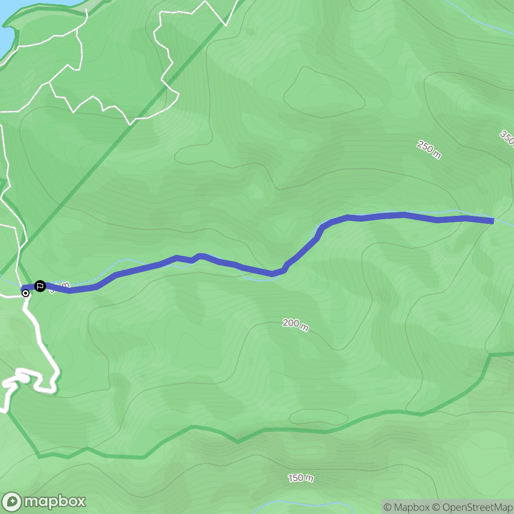 Le Prêcheur : carte du parcours de randonnée - France