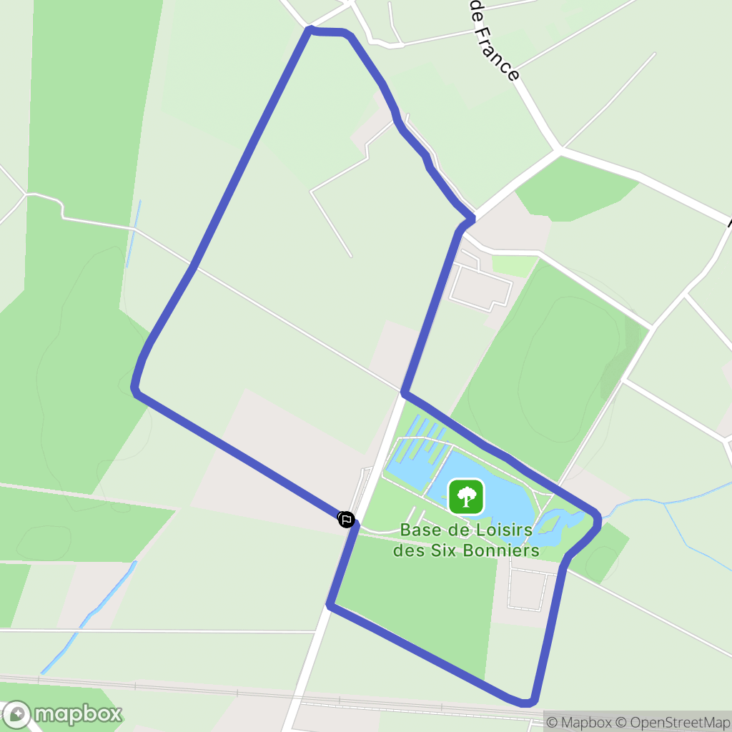 Willems : carte du parcours de randonnée - France