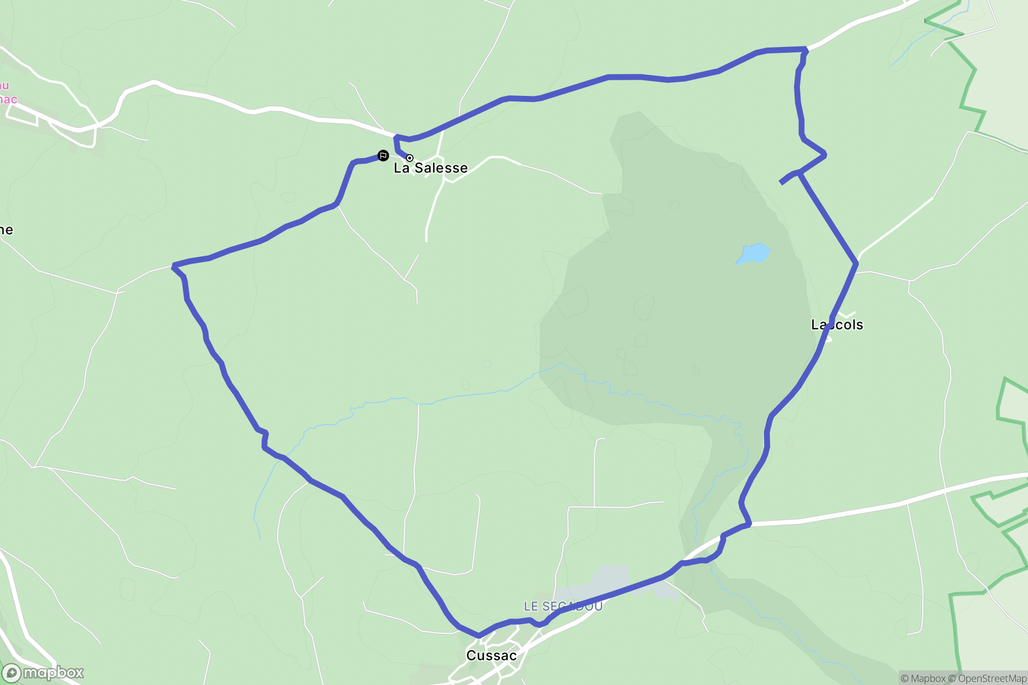 Paulhac: routekaart voor buitenactiviteiten - France