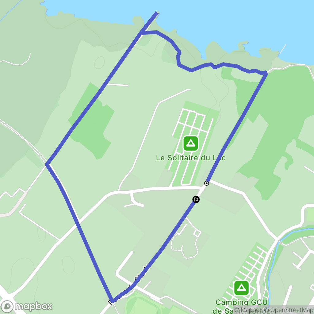 Saint-Jorioz : carte du parcours de randonnée - France