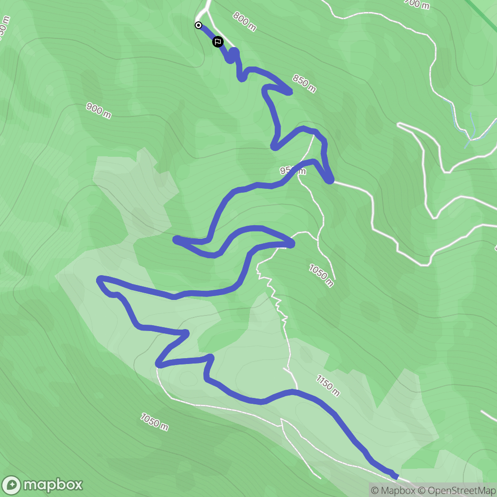 Arrien-en-Bethmale : carte du parcours de randonnée - France