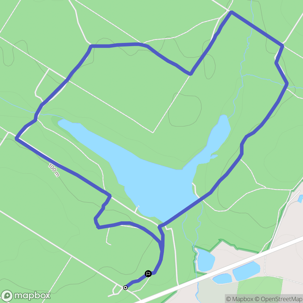 Châteaubourg : carte du parcours de randonnée - France