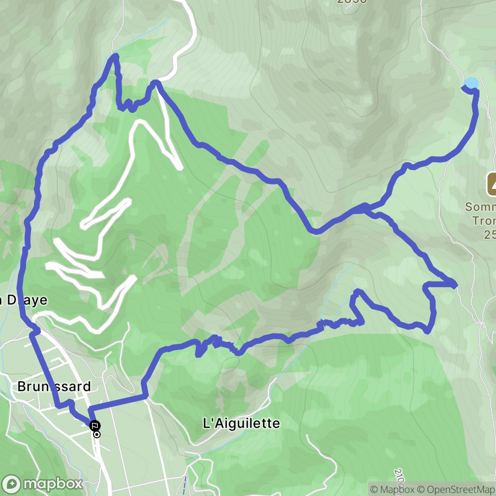 Arvieux: routekaart voor buitenactiviteiten - France