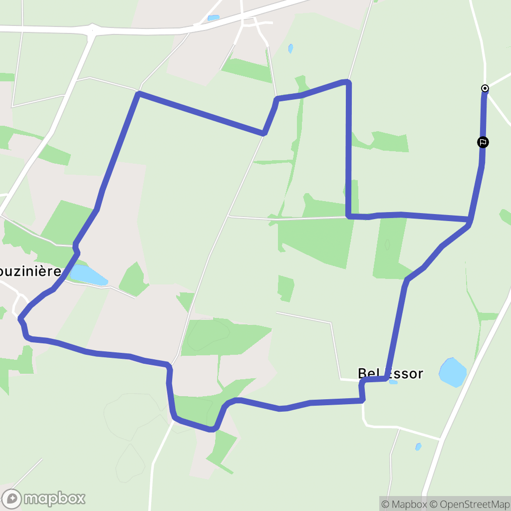 Pornic : carte du parcours de randonnée - France