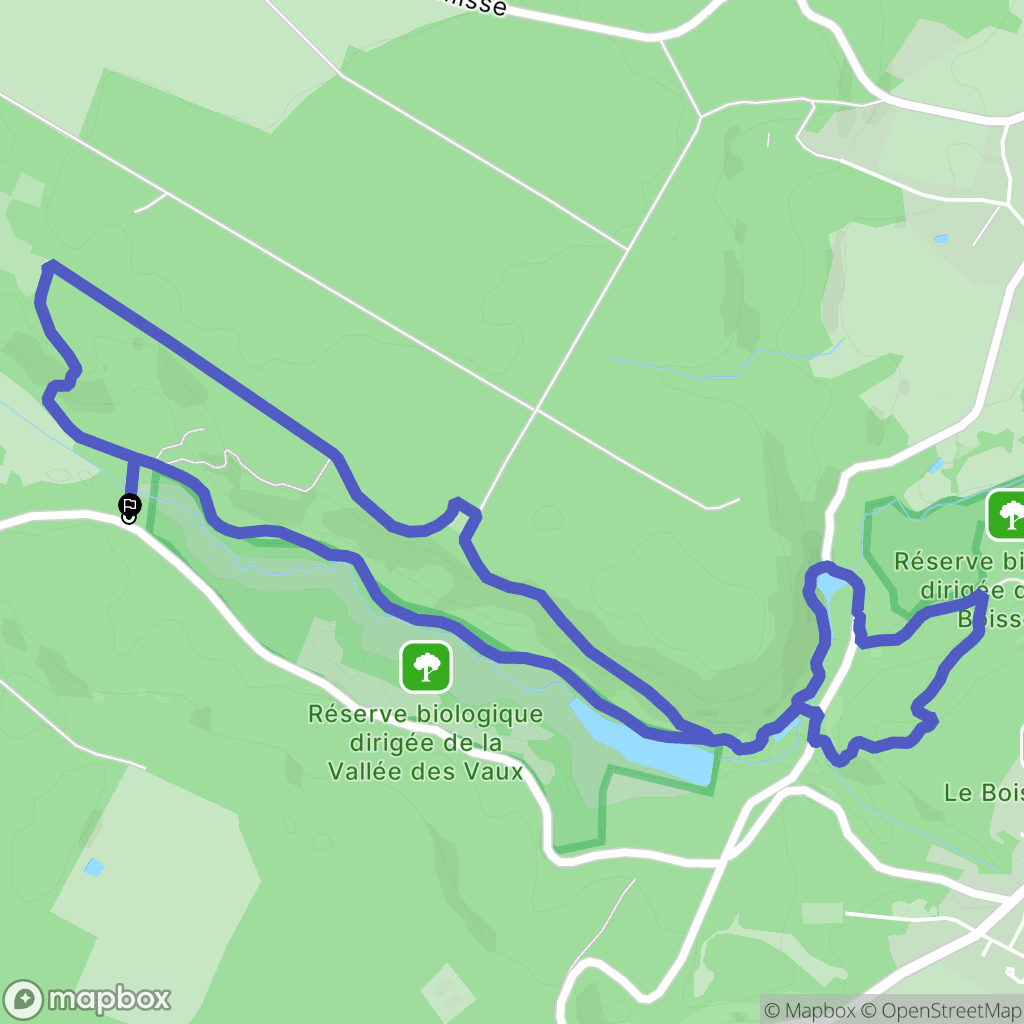 Cernay-la-ville : carte du parcours de randonnée - France