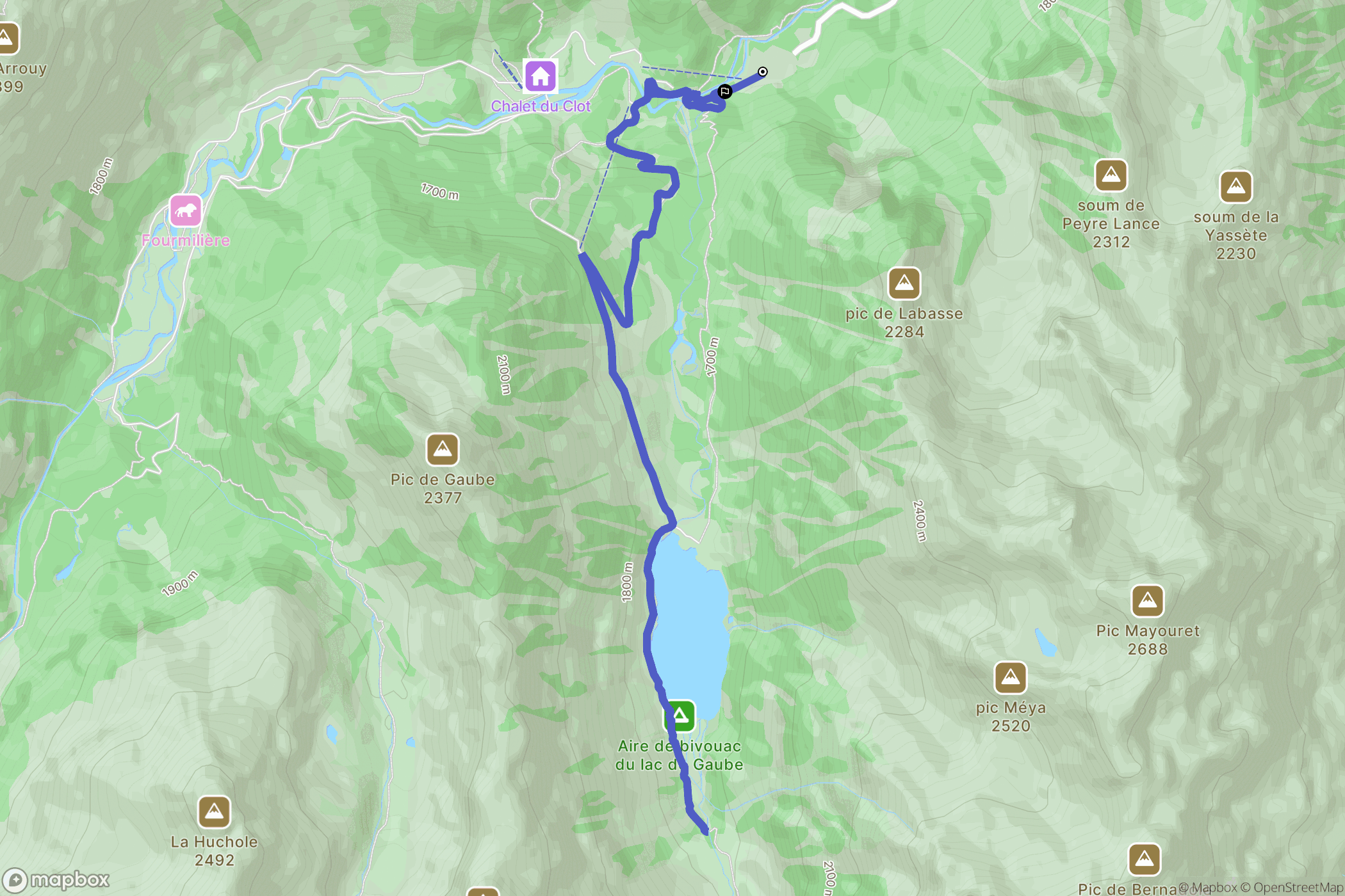 Cauterets: routekaart voor buitenactiviteiten - France