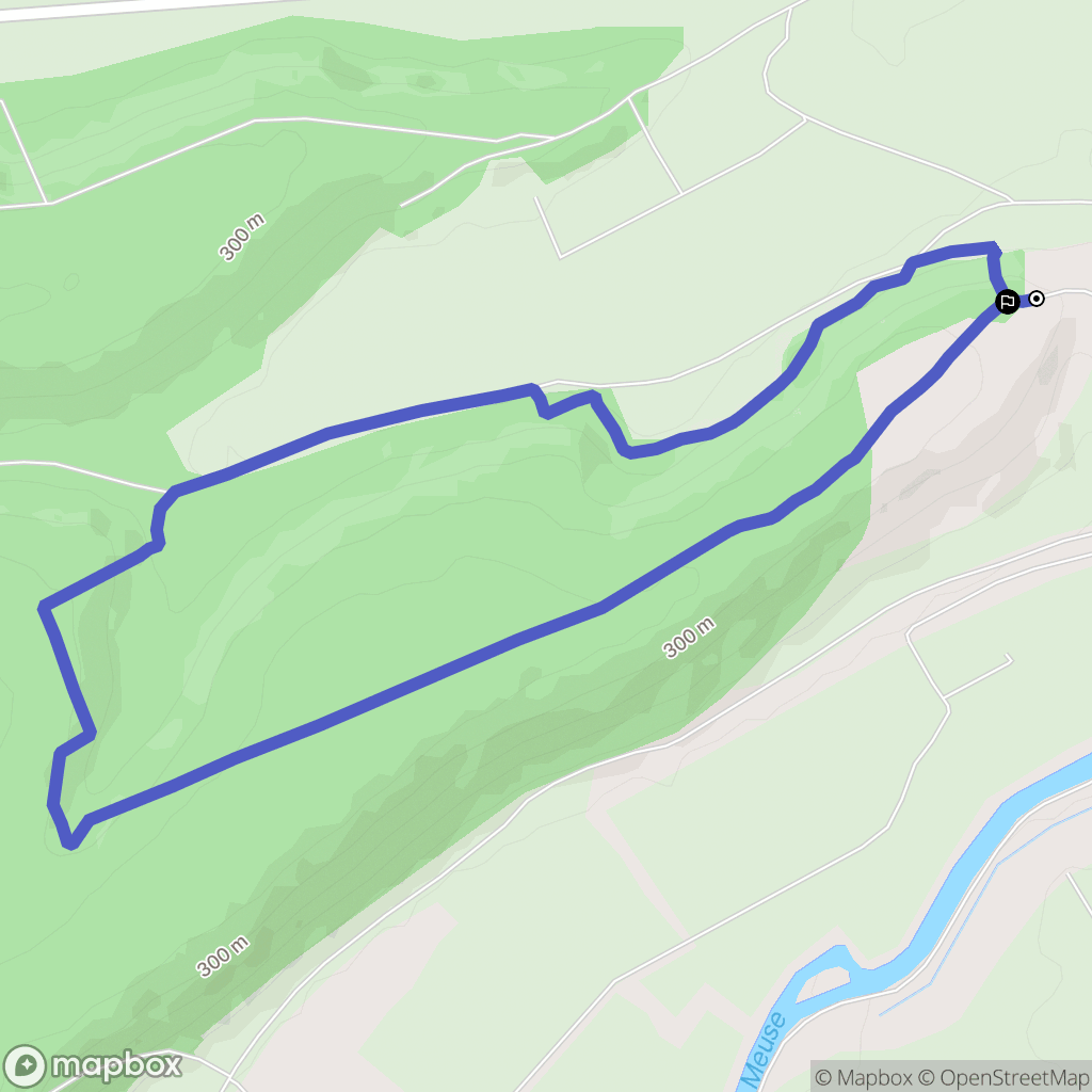 Chauvoncourt : carte du parcours de randonnée - France