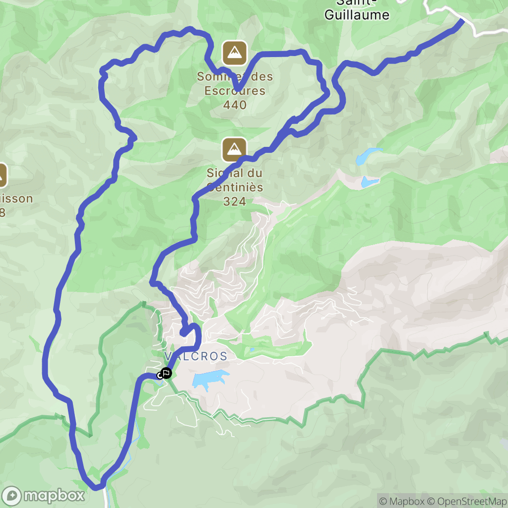 La Londe-les-Maures : carte du parcours de randonnée - France