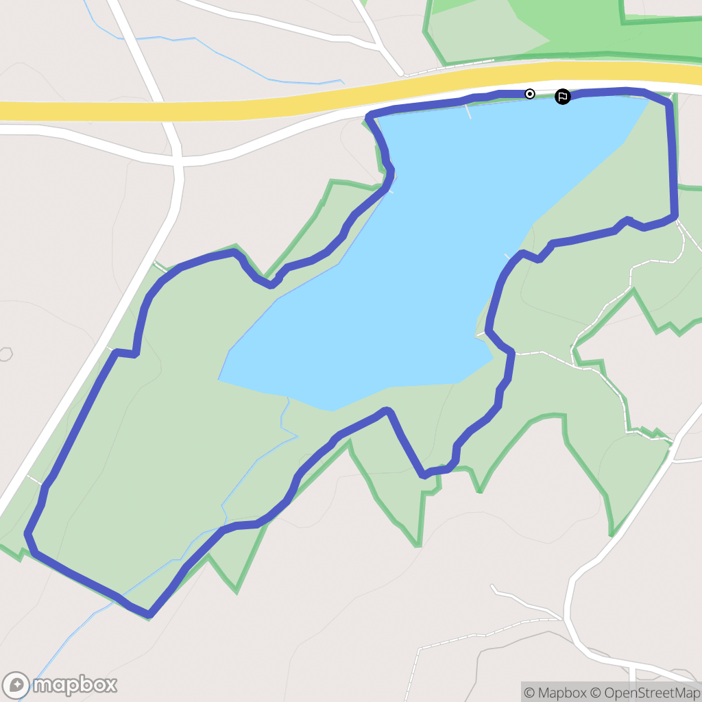 Plounérin : carte du parcours de randonnée - France
