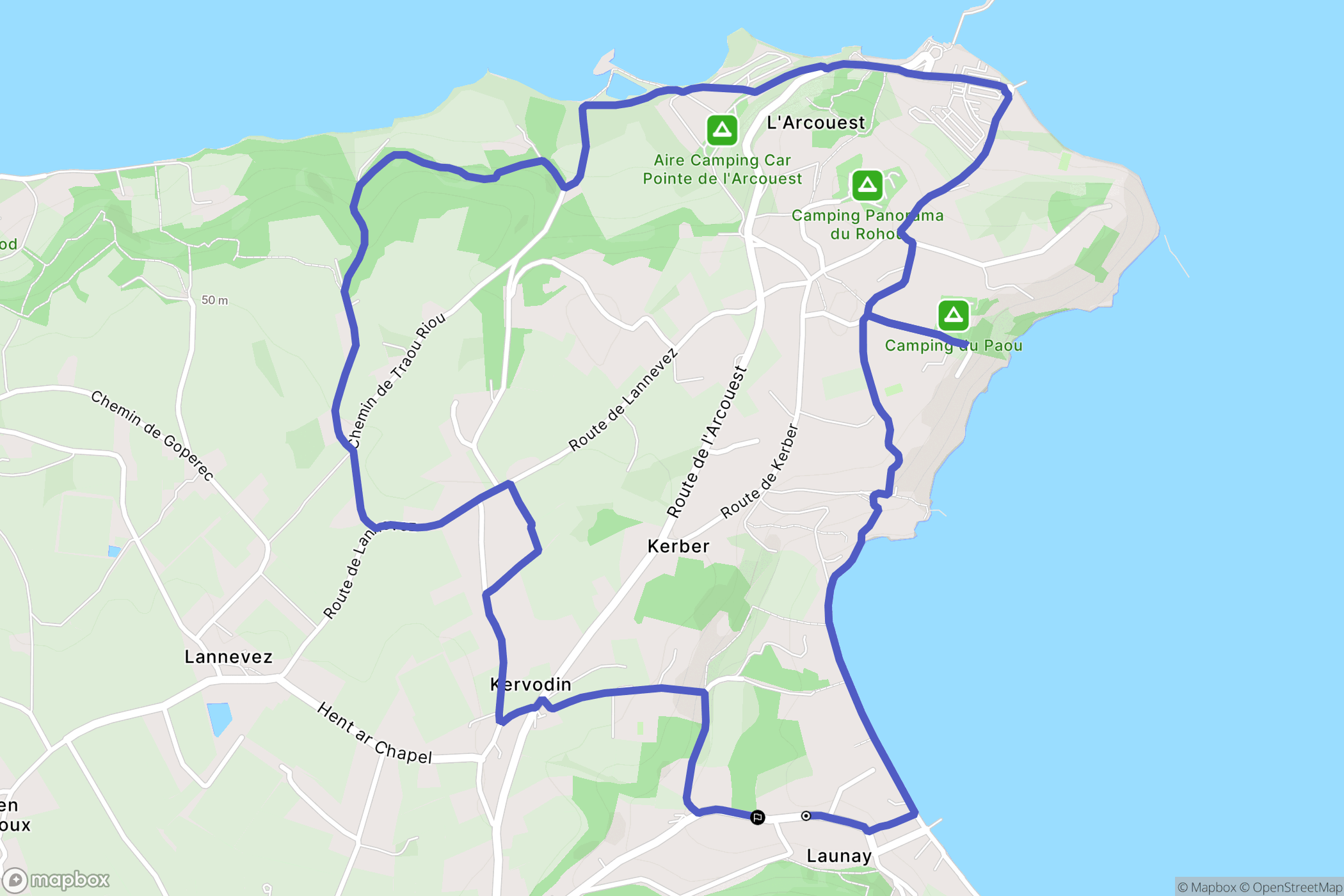 Ploubazlanec: routekaart voor buitenactiviteiten - France