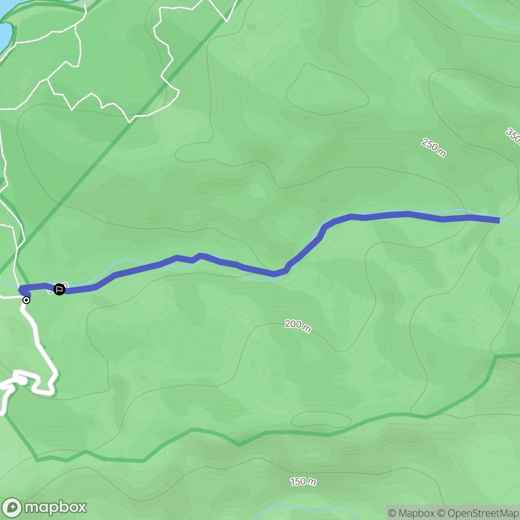 Le Prêcheur : carte du parcours de randonnée - France