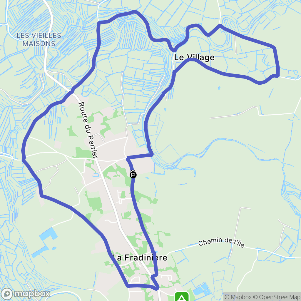 Saint-Hilaire-de-Riez : carte du parcours de randonnée - France