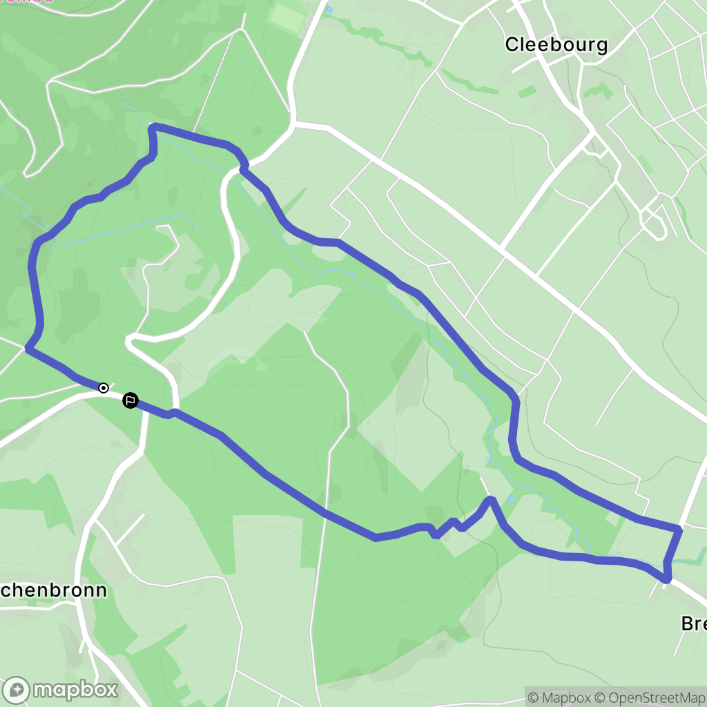Drachenbronn-Birlenbach : carte du parcours de randonnée - France
