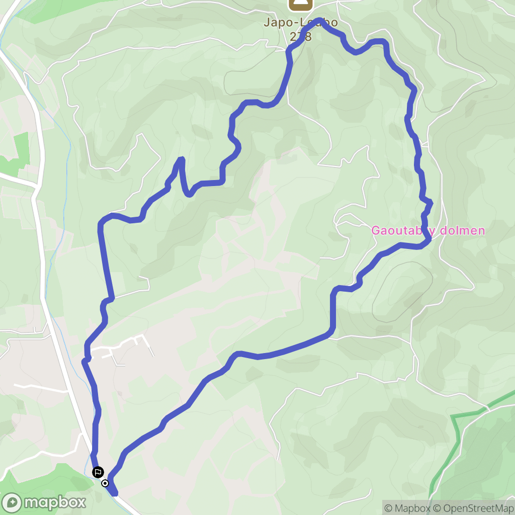 La Londe-les-Maures : carte du parcours de randonnée - France
