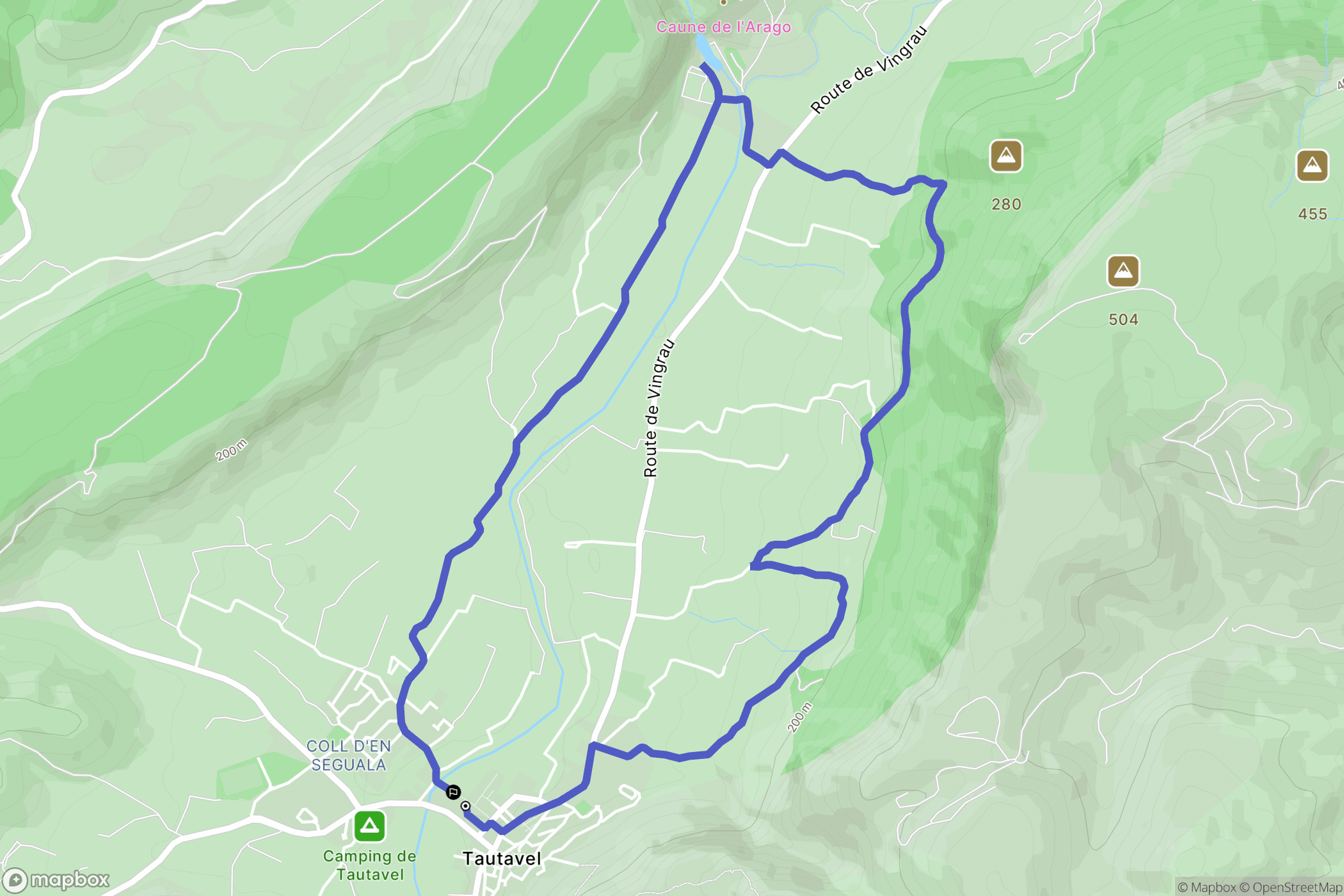 Tautavel: routekaart voor buitenactiviteiten - France