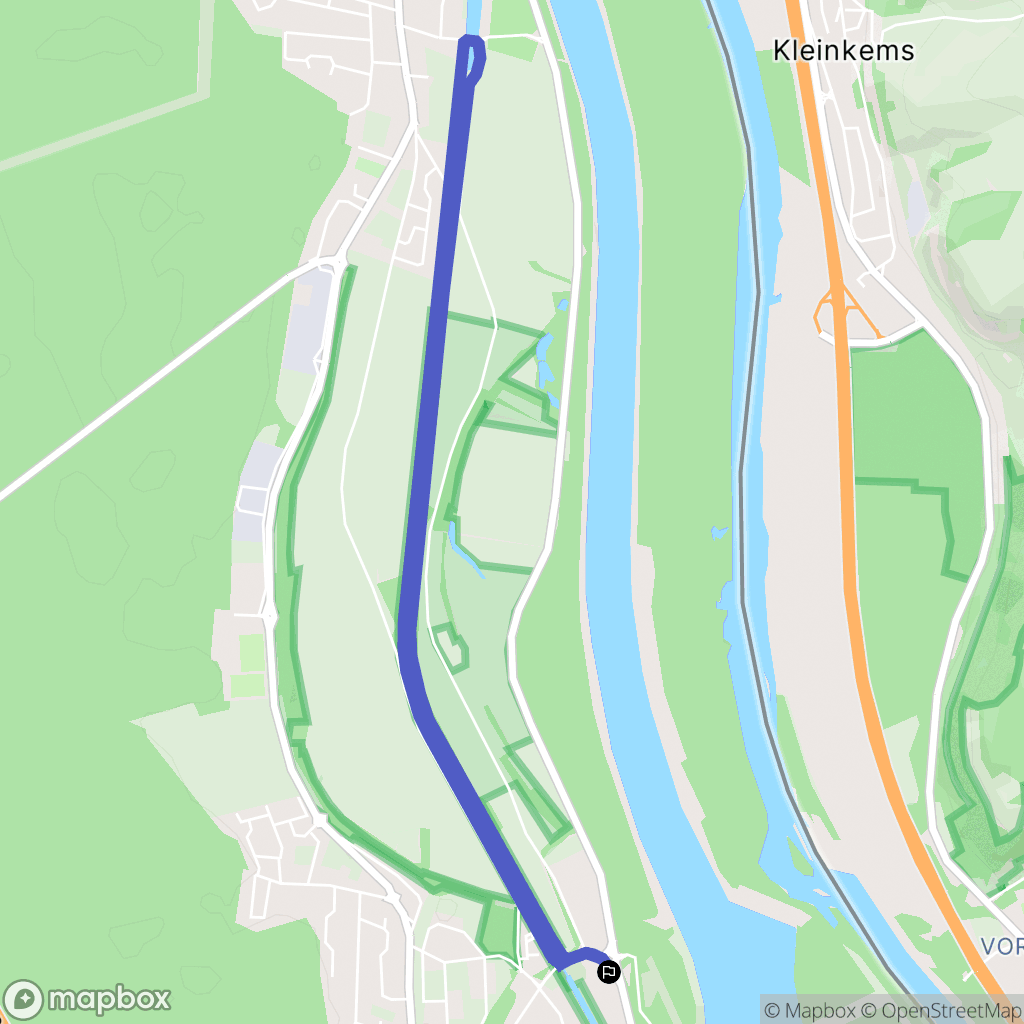 Kembs : carte du parcours de randonnée - France