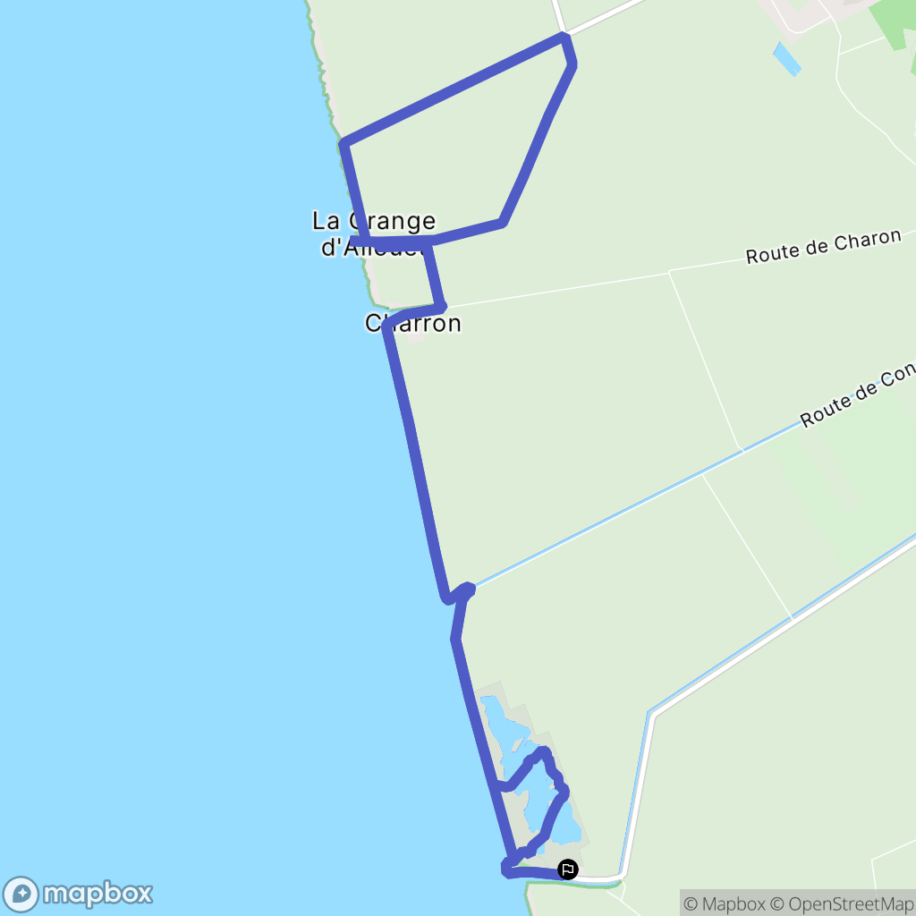 Saint-Sorlin-de-Conac : carte du parcours de randonnée - France