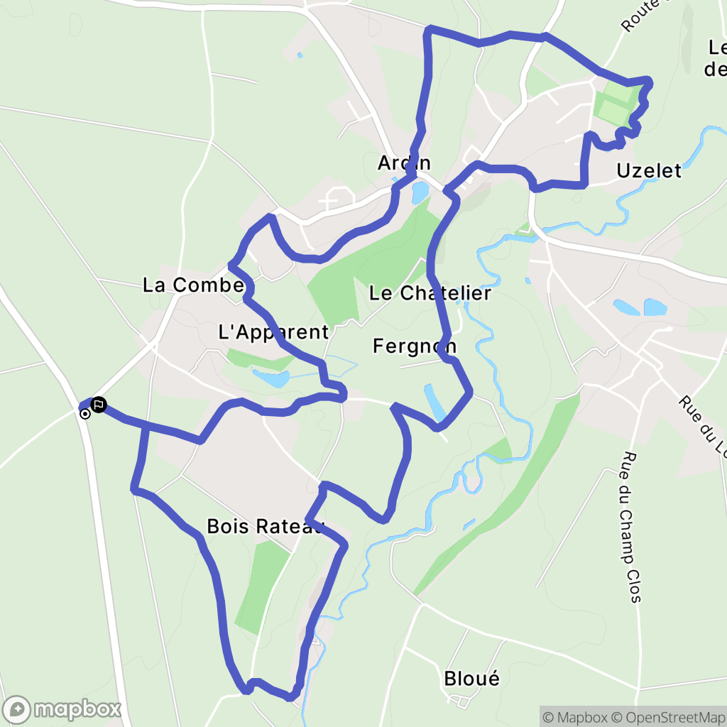 Ardin: routekaart voor buitenactiviteiten - France