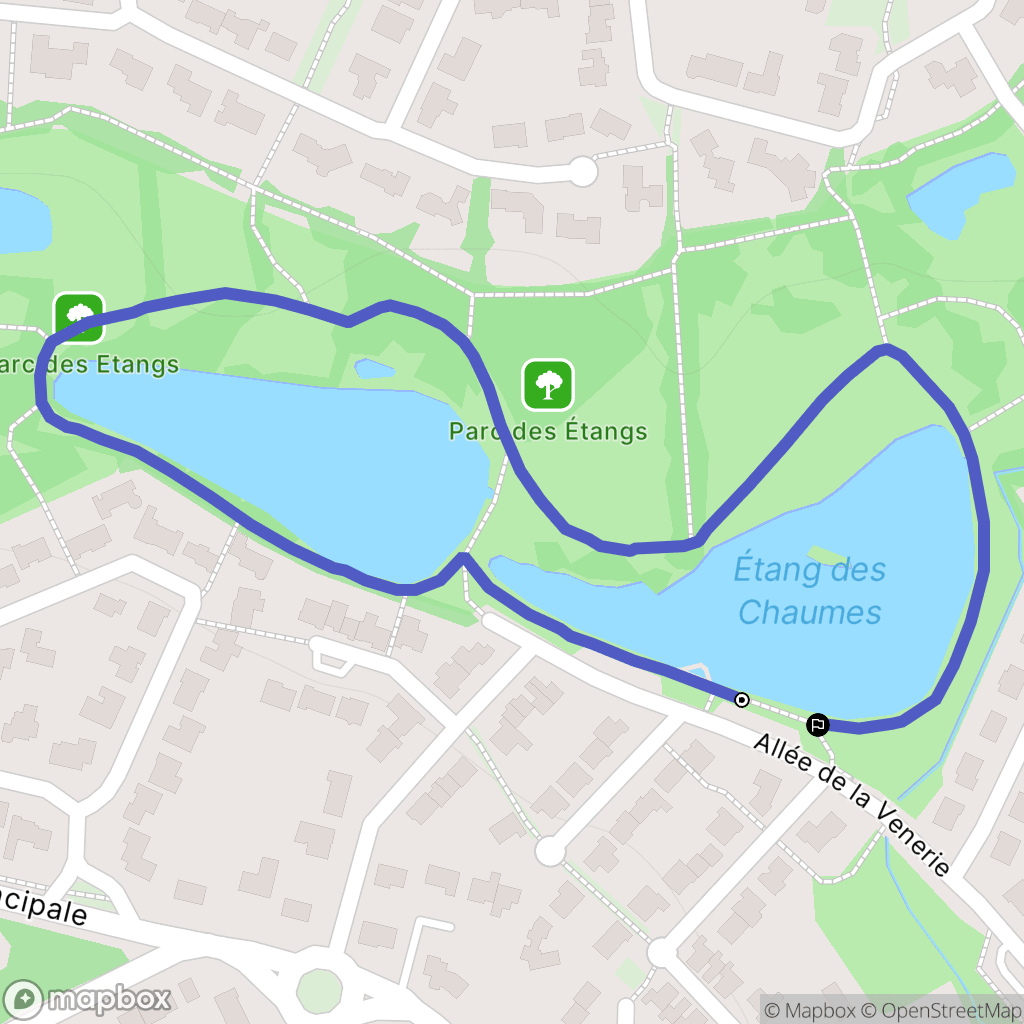 Mouilleron-le-Captif : carte du parcours de randonnée - France