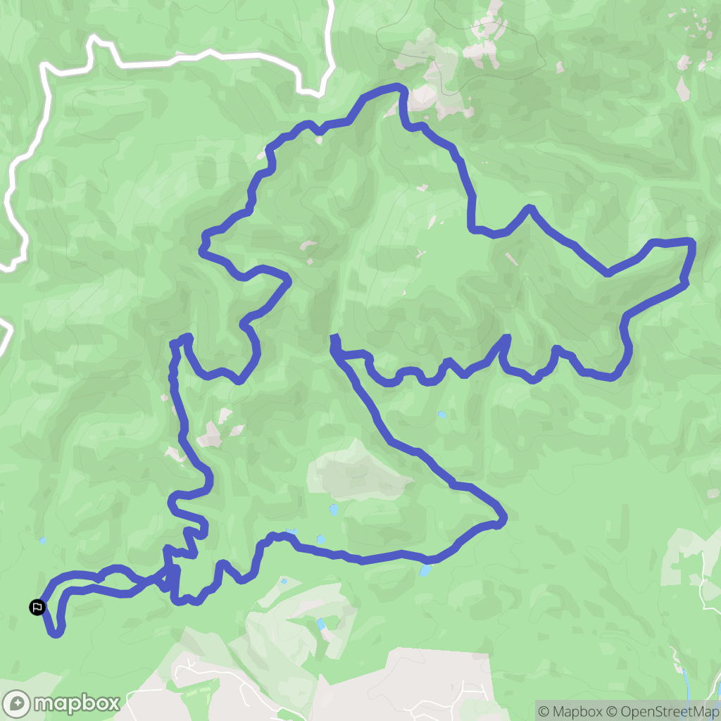 Fréjus : carte du parcours de randonnée - France