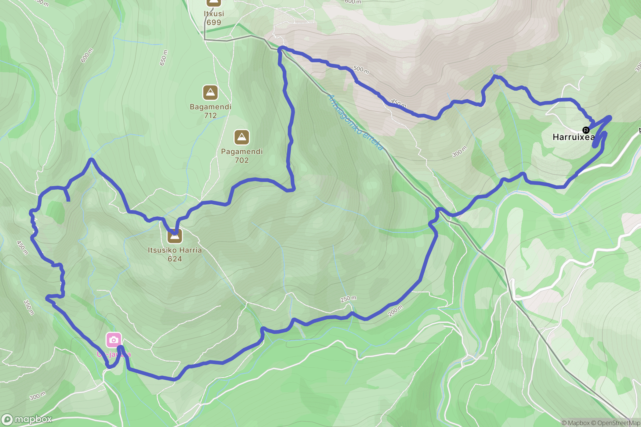 Bidarray: routekaart voor buitenactiviteiten - France