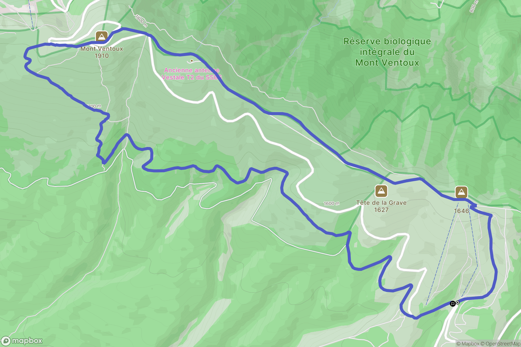 Bédoin: routekaart voor buitenactiviteiten - France
